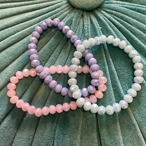 Set of 3 beaded bracelets